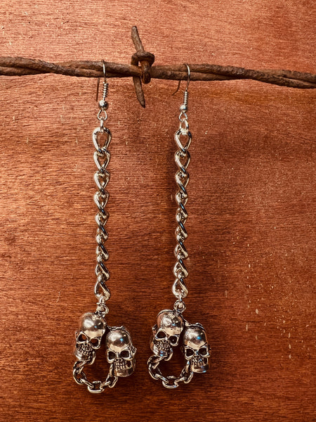 Skull Dangle Earrings