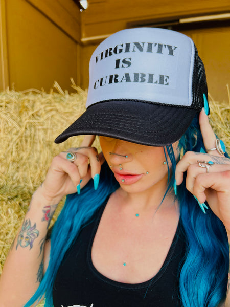 Virginity Is Curable Trucker Hat