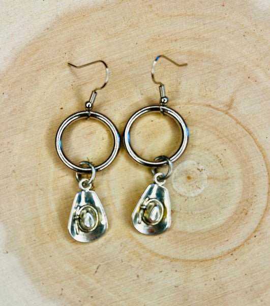 Small Hoop Charm Earrings Look More Styles
