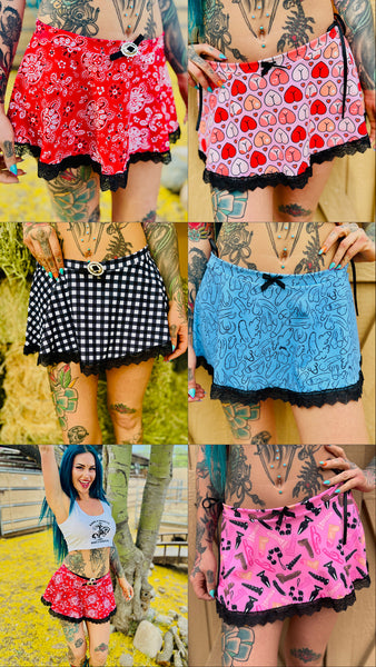 Honey Bunny Swing Mini Skirt Look More Colors