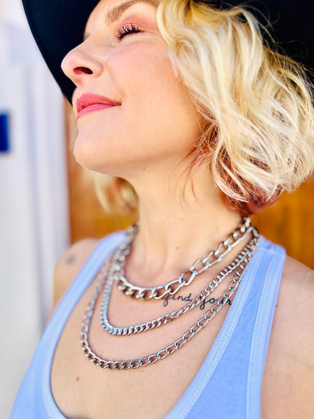 Triple Chain Necklace